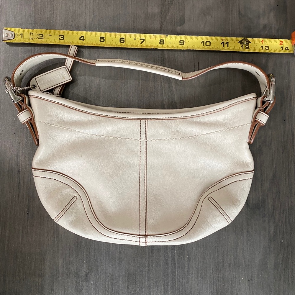 Coach Vintage White Small Hobo